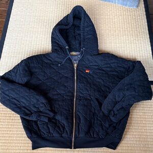 Aviator Nation Black Quilted Puffer Jacket